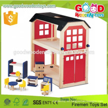 Venta caliente y artículos populares 2 pisos Firemen juguete DIY juguete inteligente de madera para niños